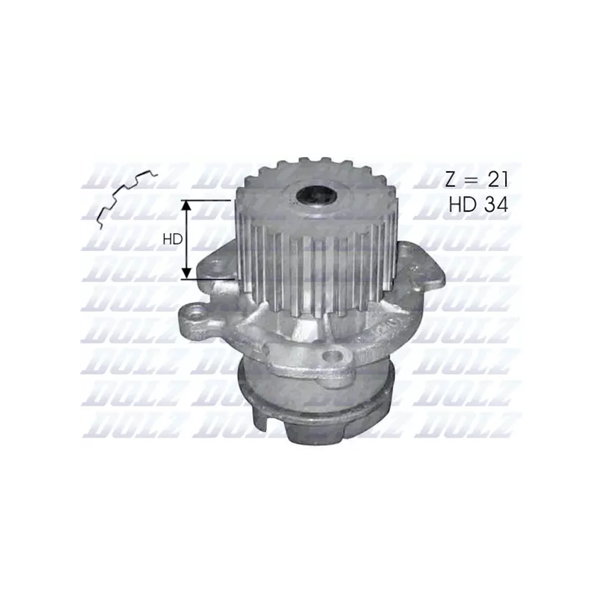 POMPA WODY DOLZ L124 LA 1.6-1.8 15-19