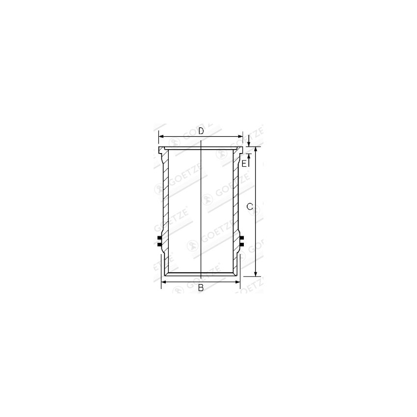 TULEJA CYLINDROWA GOETZE 1561006010 MERCEDES OM471 11-