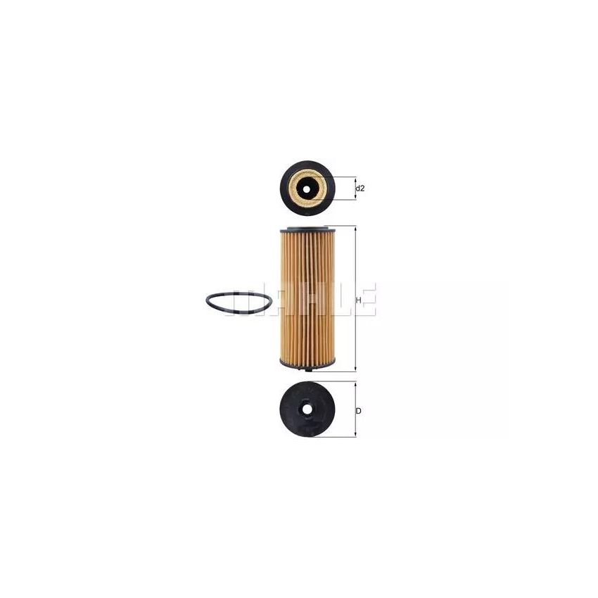 FILTR OLEJU KNEHT OX1162D MERCEDES 2.0-5.5 10-21