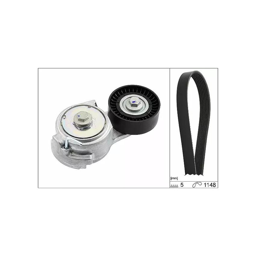 KOMPLET PASKA WIELOROWKOWEGO INA 529001310 FIAT 1.1-1.4 99-20