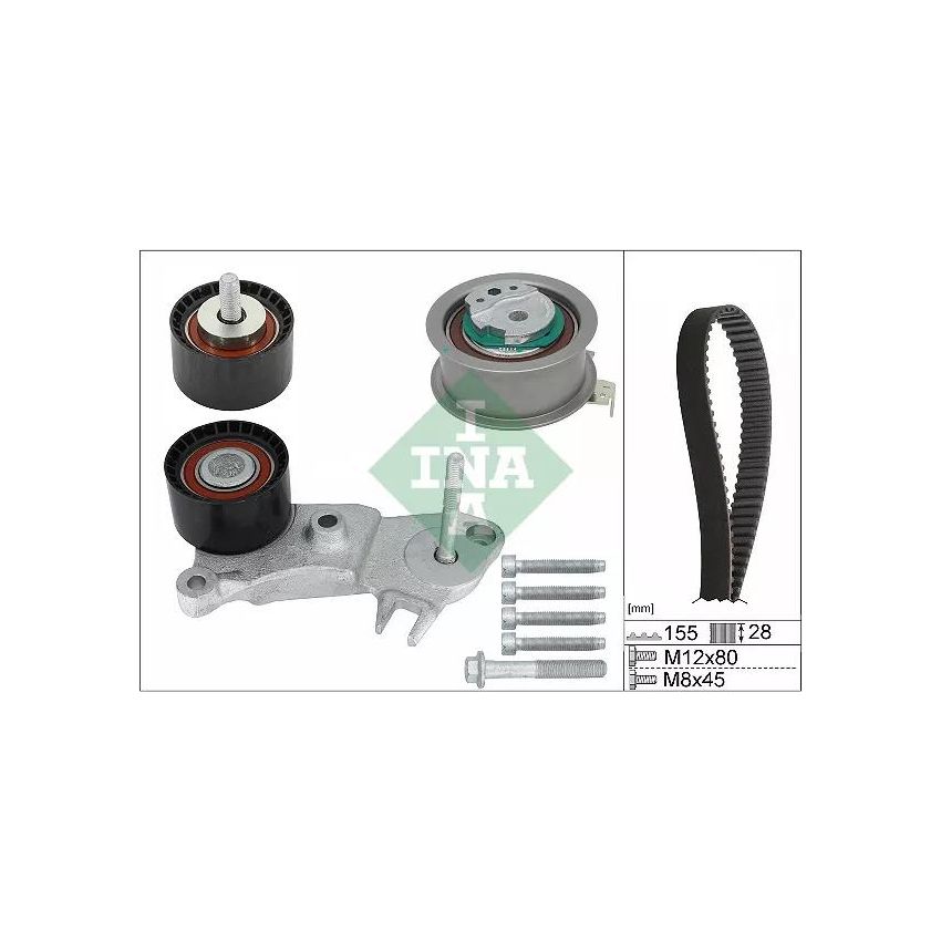 KOMPLET ROZRZĄDU INA 530076210 VOLVO 2.0D 13-