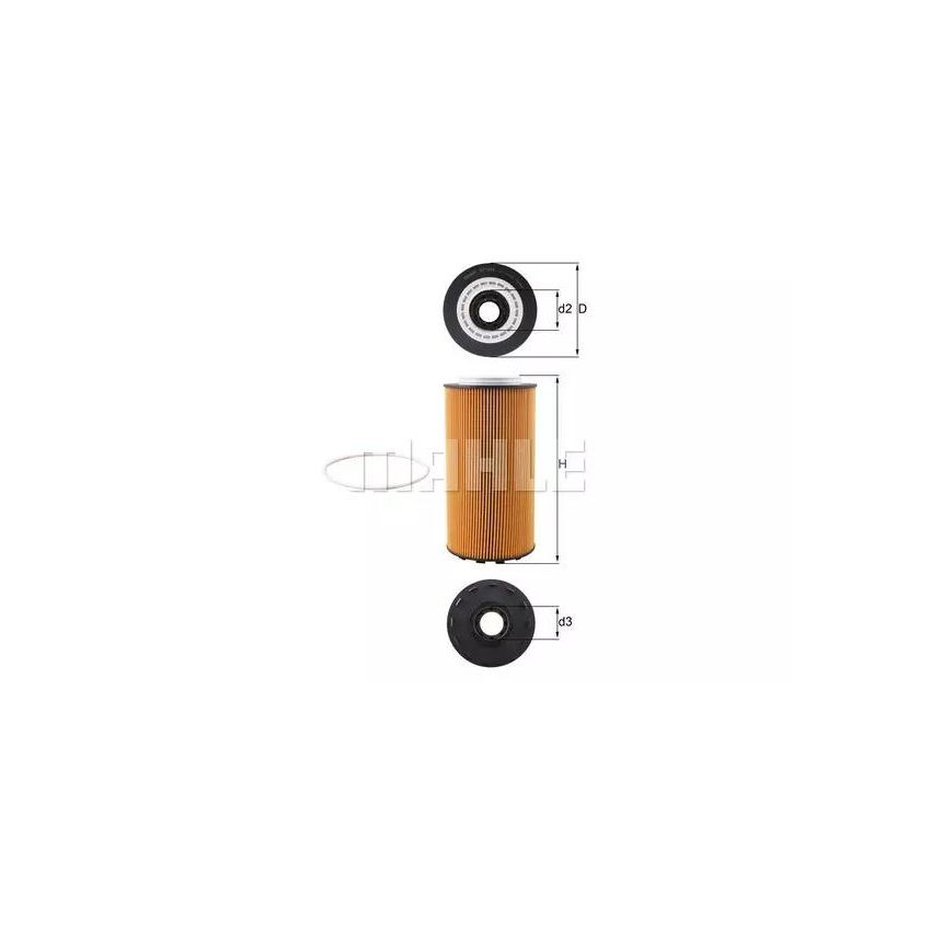 FILTR OLEJU KNEHT OX1293D DAF MX13 17-