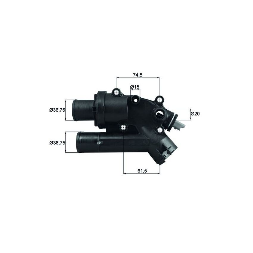 TERMOSTAT MAHLE TH4683 PSA 2.2HDI 06-