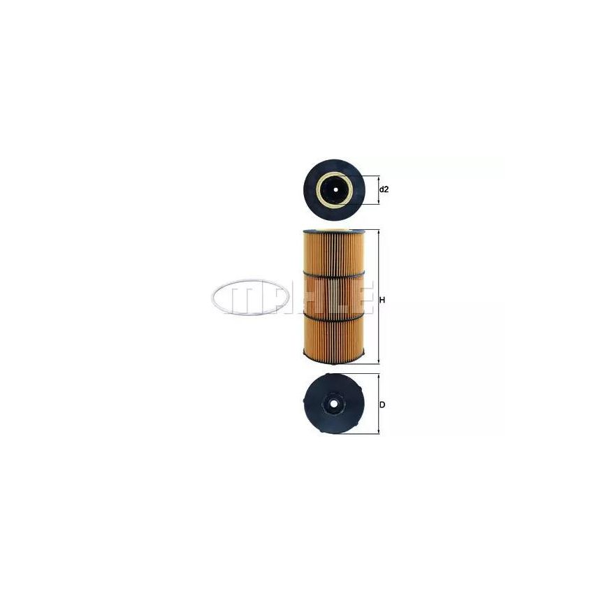 FILTR OLEJU KNEHT OX832D MERCEDES OM471 11-