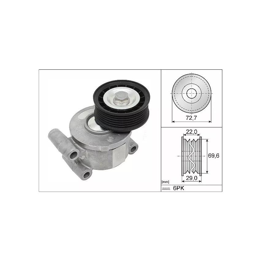 NAPINACZ PASKA INA 534024910 FORD 1.8-2.0 03-14