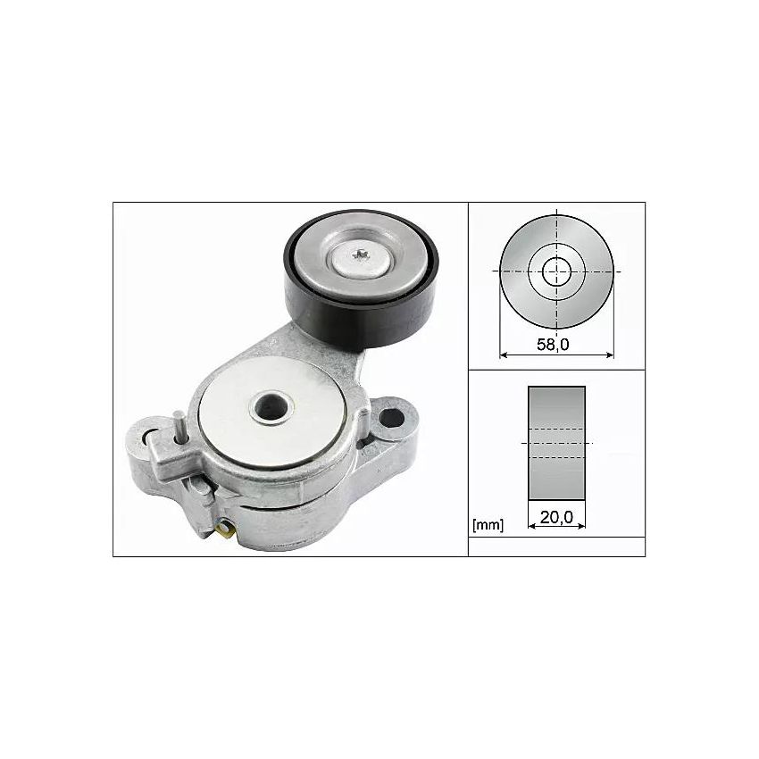 NAPINACZ PASKA INA 534039610 VW 1.4TSI 05-18