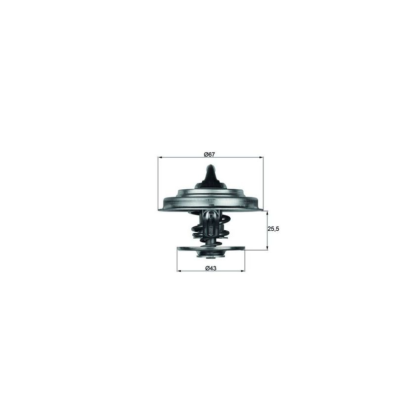 TERMOSTAT MAHLE TX1887D MERCEDES 2.0-3.2 67-