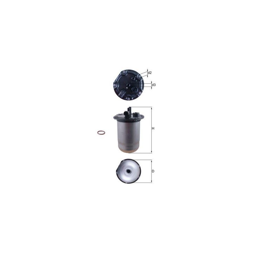 FILTR PALIWA KNEHT KL1132D NS/R 1.6-2.5I 07-21