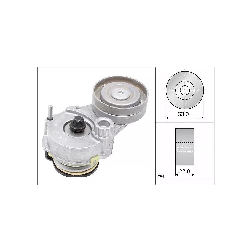 NAPINACZ PASKA INA 534014710 OPEL 1.6-1.8 00-17