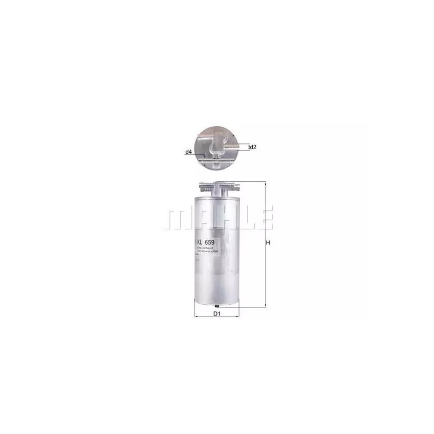FILTR PALIWA KNEHT KL659 AUDI 3.0 04-11