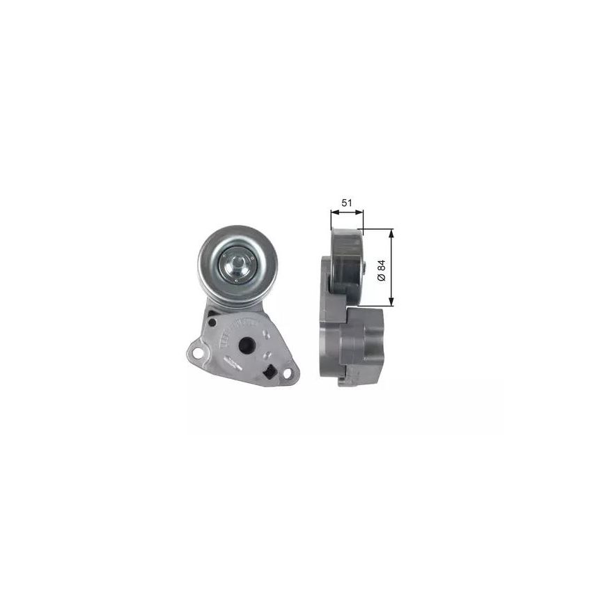 NAPINACZ PASKA GATES T39248 MITSUBISHI 2.5D 05-15