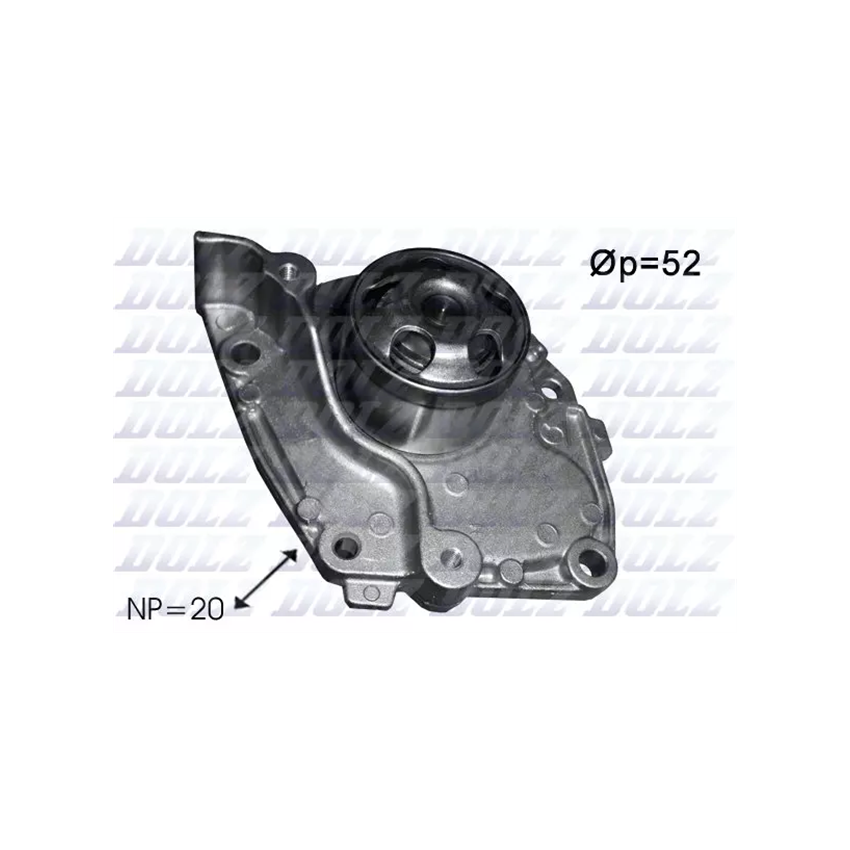 POMPA WODY DOLZ R232 RENAULT 1.9dCi 08-