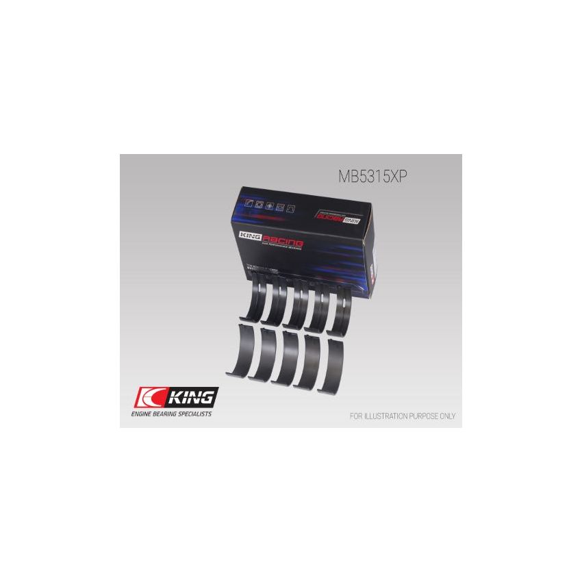 PANEWKI GŁÓWNE KING BEARINGS MB5315XPC STD MITSUBISHI RACING 2.0-2.3 97-