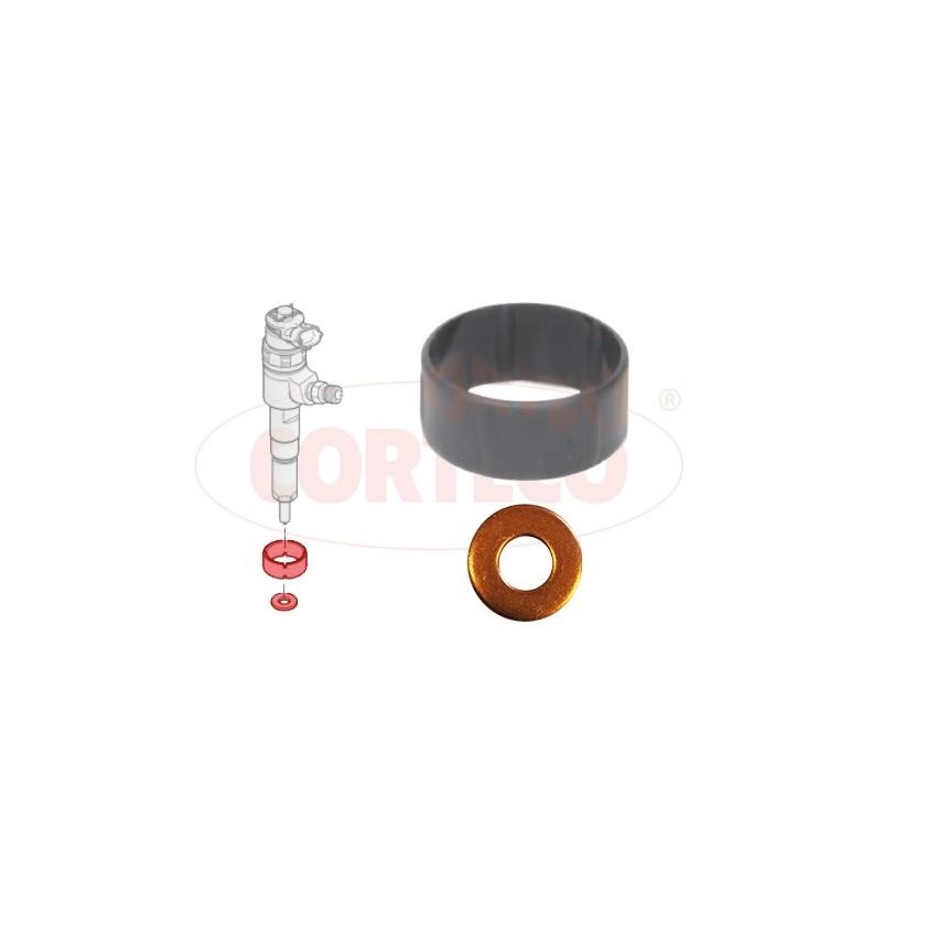 KOMPLET USZCZELEK WTRYSKIWACZA COR 49445012 PSA 1.4HDI 01-