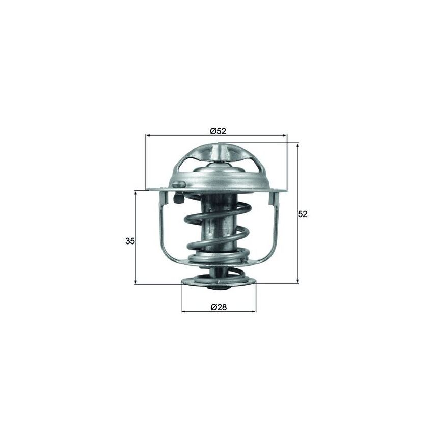 TERMOSTAT MAHLE TX16588D HONDA 1.0-1.4 00-