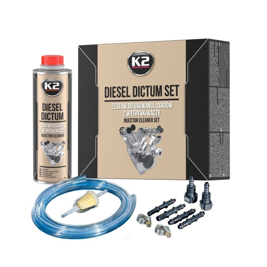 ZESTAW DO WRTYSKIWACZY DIESEL DICTUM 500ml K2 W324