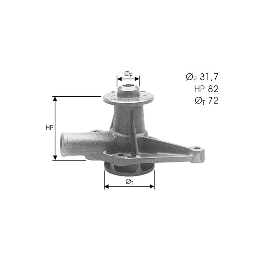 POMPA WODY DOLZ A123 MG 18G