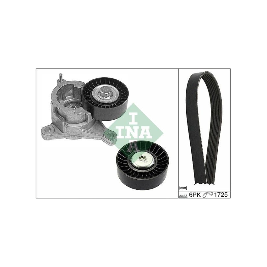 KOMPLET PASKA WIELOROWKOWEGO INA 529018310 PSA 1.8-2.2 00-07