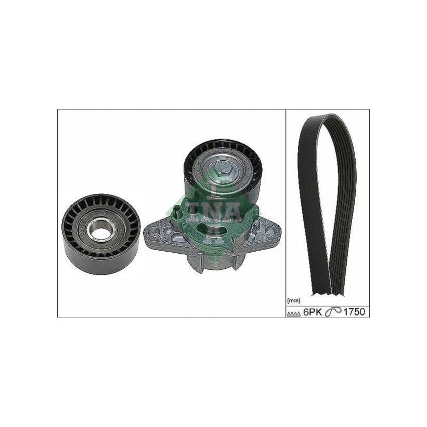 KOMPLET PASKA WIELOROWKOWEGO INA 529016410 RENAULT 1.4-1.6 97-12
