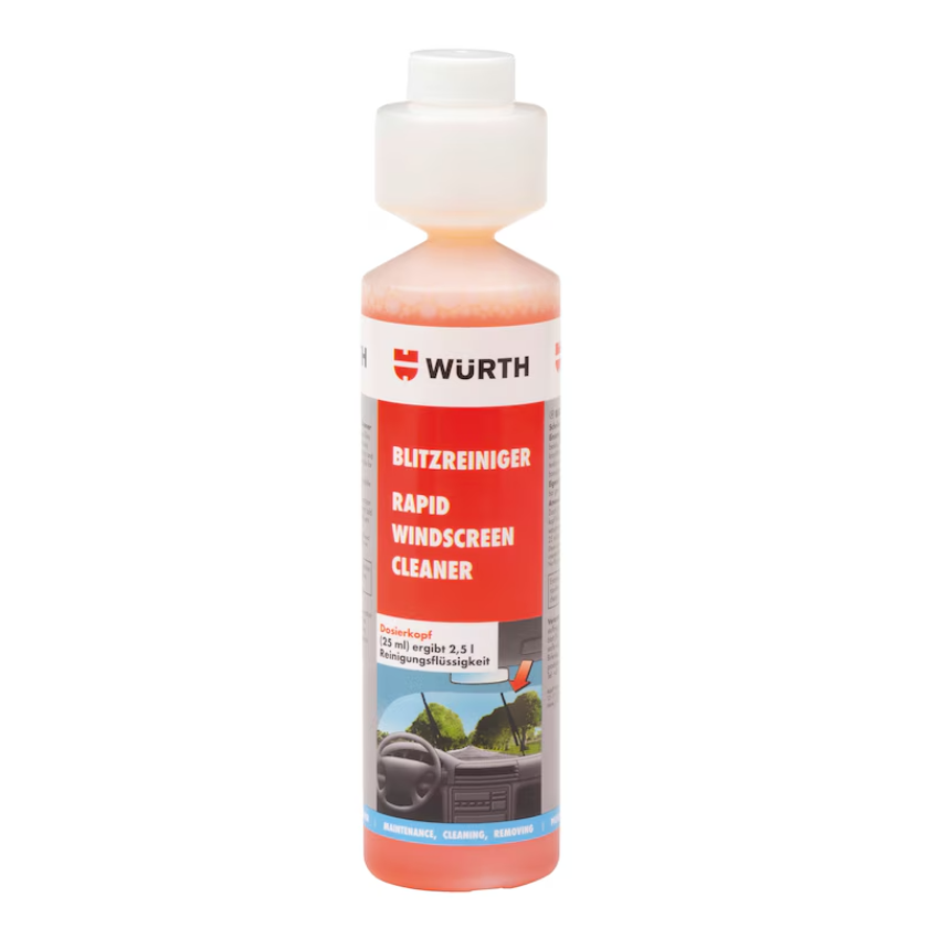 KONCENTRAT PLYNU DO SPRYSKIWACZY LATO 250ml WURTH 0892333250