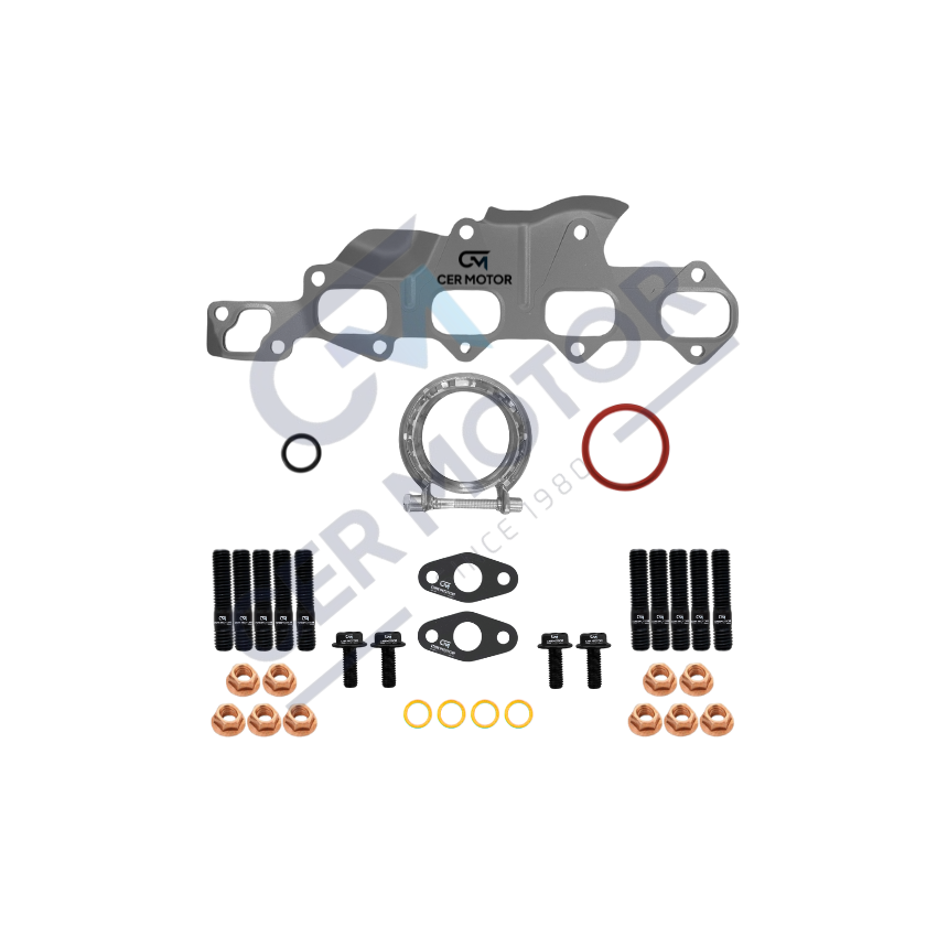 KOMPLET USZCZELEK TURBOSPRĘŻARKI CER A15437 NISSAN 1.7DCI 19-