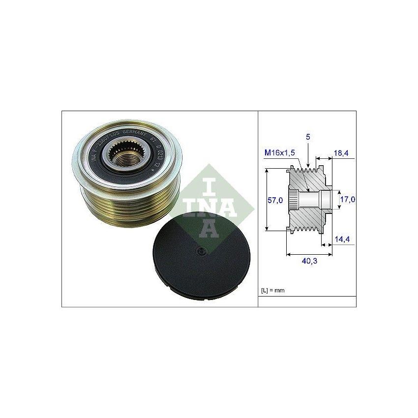 SPRZĘGŁO KIERUNKOWE INA 535018710 HYUNDAI 1.5-1.7 05-19