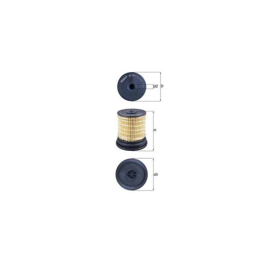 FILTR PALIWA KNEHT KX397 PL JEEP 2.0-3.0 08-