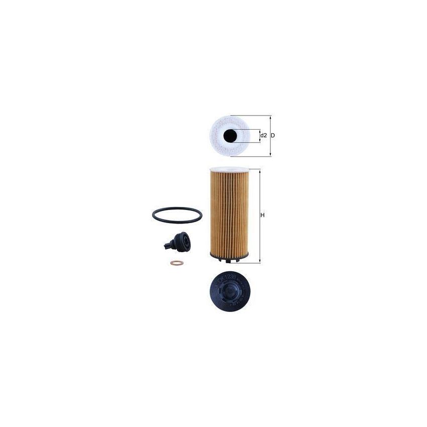 FILTR OLEJU KNEHT OX1238D BMW 1.5-2.0 13-23