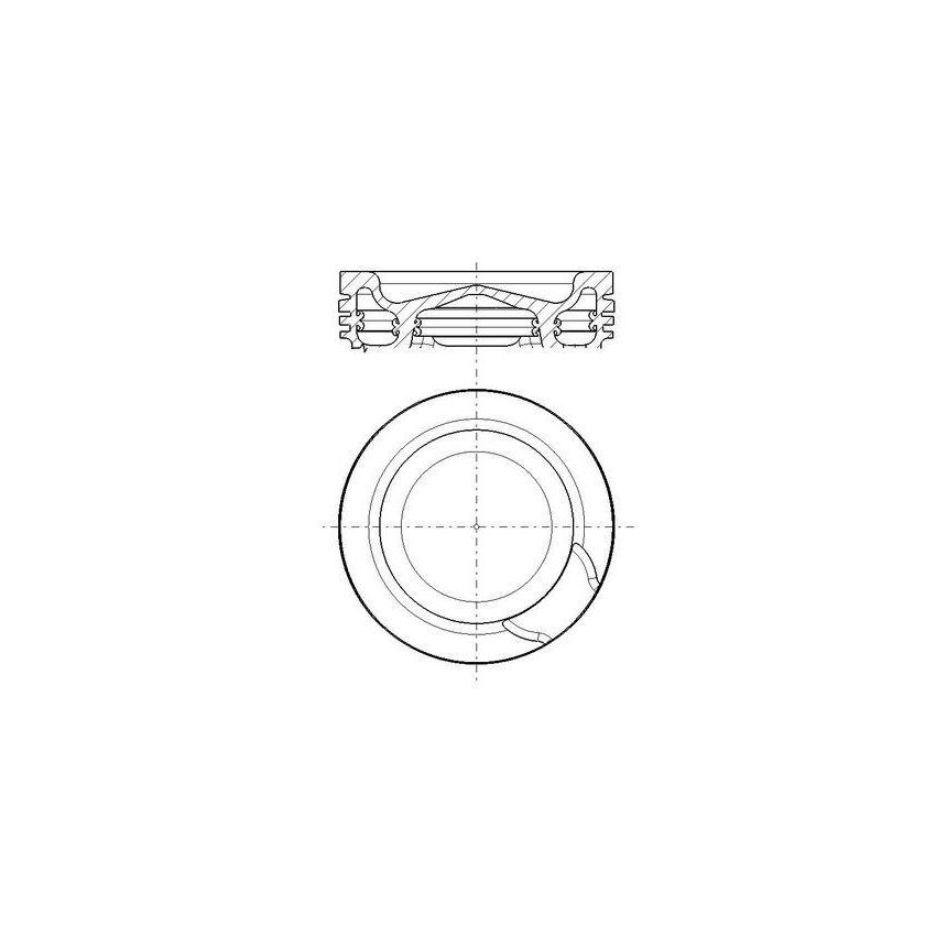 TŁOK MAHLE 001PI00203000 STD MERCEDES OM470 11-