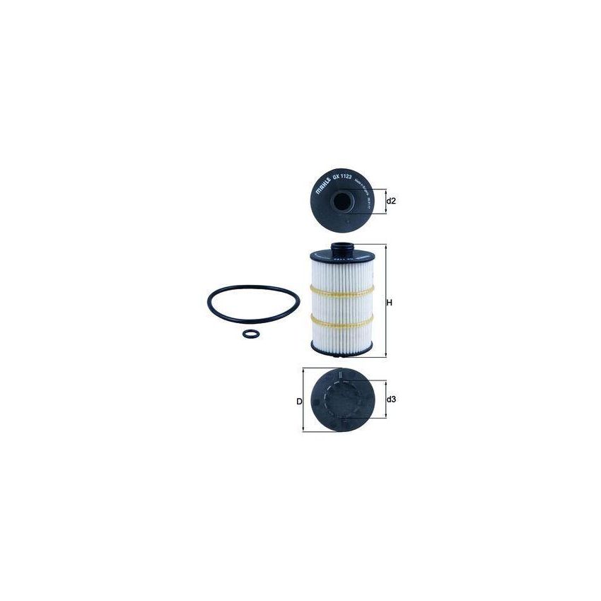 FILTR OLEJU KNEHT OX1123D AUDI 4.0 12-18
