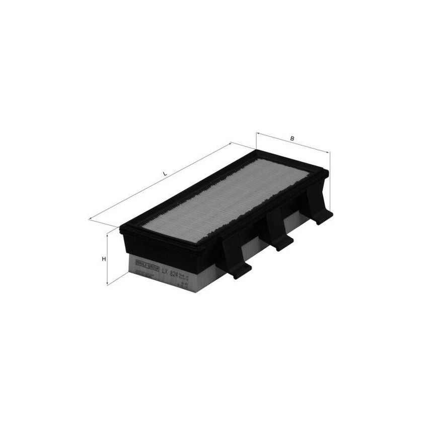 FILTR POWIETRZA KNEHT LX824 RENAULT 1.9D 91-