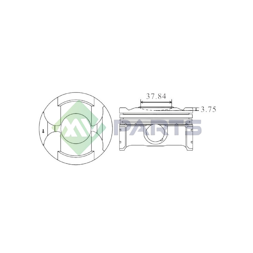 TŁOK MV PARTS P5960A STD FORD 1.5ECOBOOST 18-