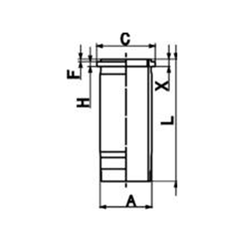 TULEJA CYLINDROWA KOLBENSCHMIDT 89936110 STD DAF MX-11 13-