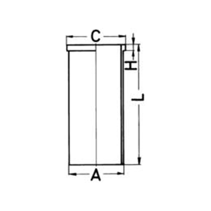 TULEJA CYLINDROWA KOLBENSCHMIDT 89543190 MERCEDES OM364 84-