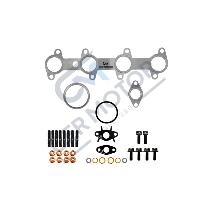 KOMPLET USZCZELEK TURBOSPRĘŻARKI CER A7718B OPEL 1.9CDTI 04-