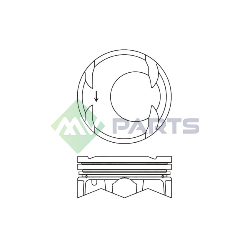 TŁOK MV PARTS P5970A STD HYUNDAI 1.6T-GDI 15-