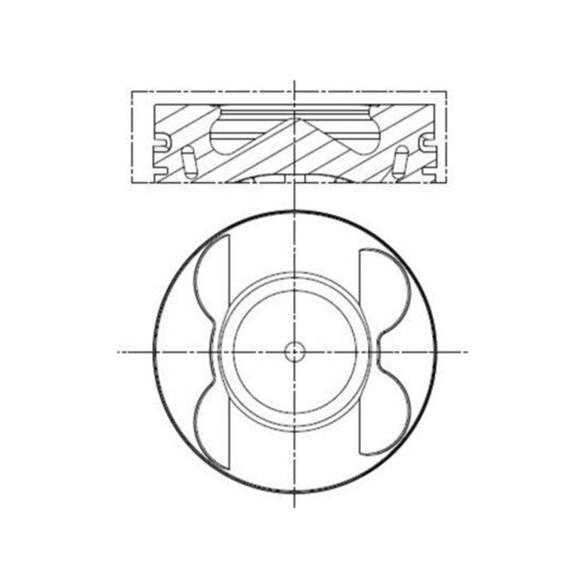 TŁOK MAHLE 001PI00190002 0.50 MERCEDES CYL.4-6 3.0D 06-