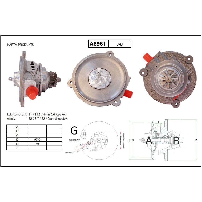 KORAS CER A6961K VW 1.4TSI 13-