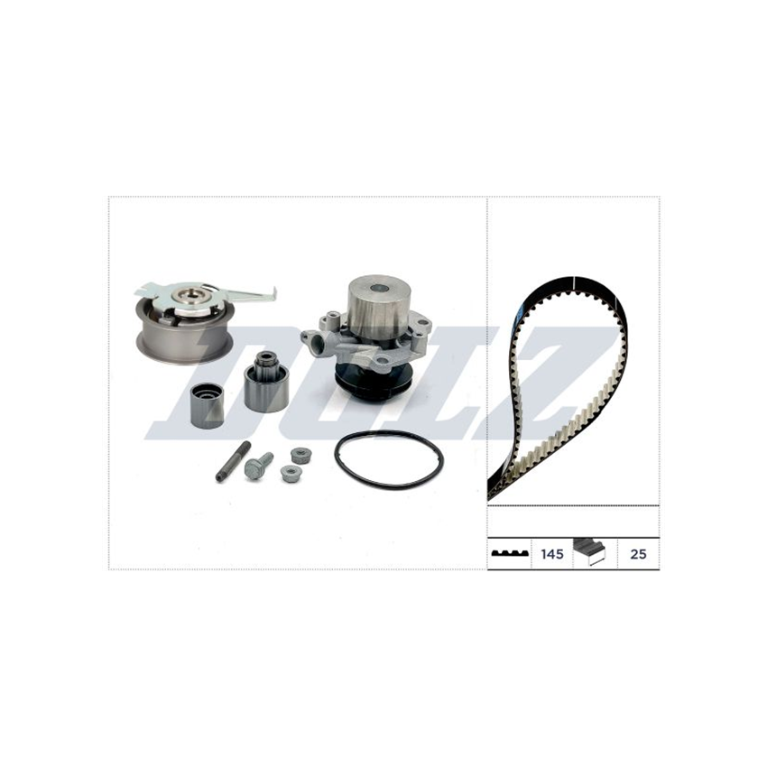 KOMPLET ROZRZĄDU DOLZ KD304 VW 1.6-2.0D 13-19