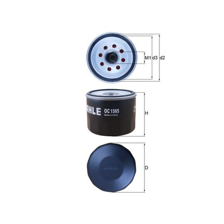 FILTR OLEJU MAHLE OC1565 FORD 1.0-1.5 13-23