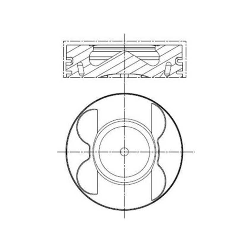 TŁOK MAHLE 001PI00178002 0.50 MERCEDES CYL.1-3 3.0D 06-