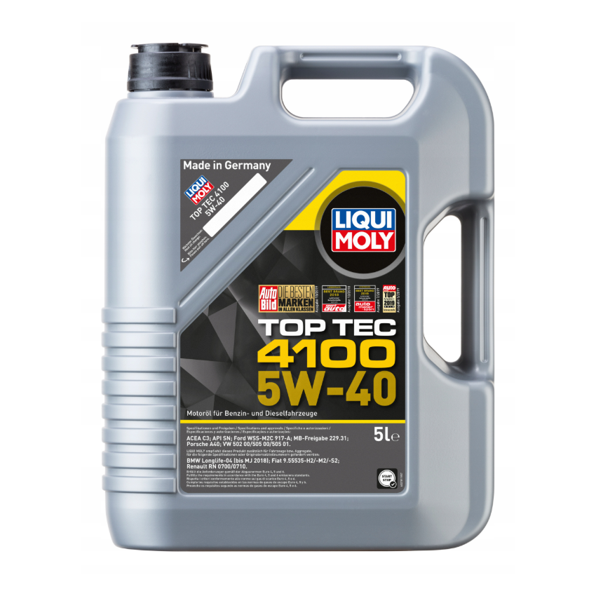 OLEJ SILNIKOWY TOP TEC 4100 5W-40 LIQUI MOLY 9511 5L