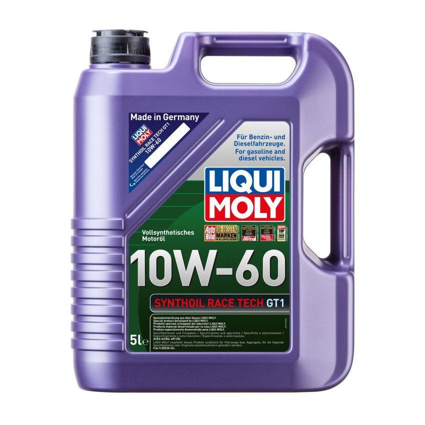 OLEJ SILNIKOWY SYNTHOIL RACE TECH GT 10W60 LIQUI MOLY 8909 5L