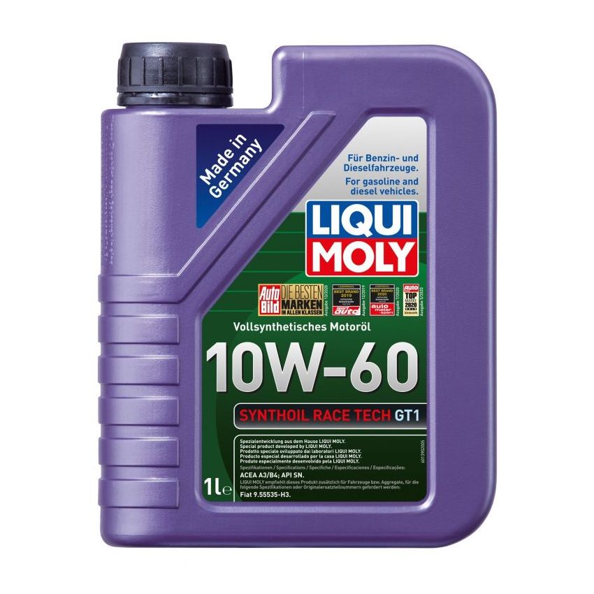 OLEJ SILNIKOWY SYNTHOIL RACE TECH GT 10W60 LIQUI MOLY 8908 1L