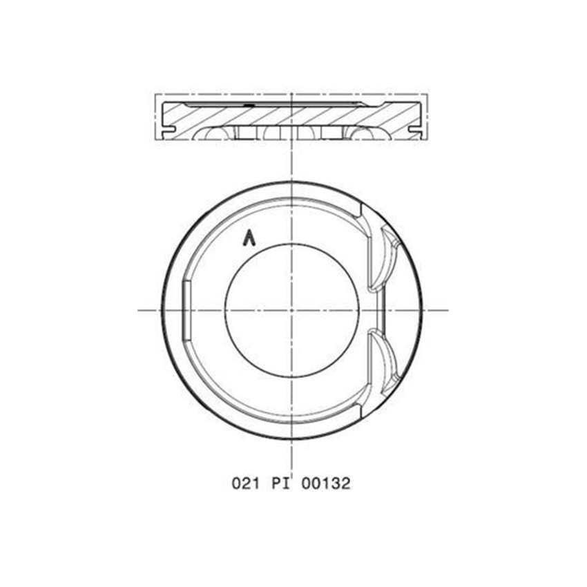 TŁOK MAHLE 021PI00132002 0.50 RENAULT 1.6 03-