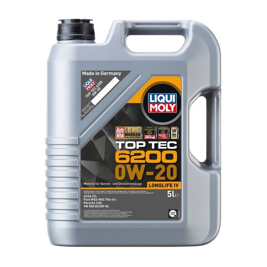 OLEJ SILNIKOWY TOP TEC 6200 0W-20 LIQUI MOLY 20789 5L