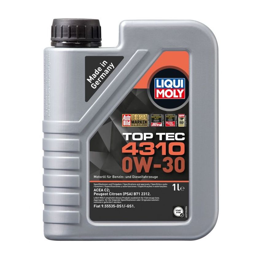 OLEJ SILNIKOWY TOP TEC 4310 0W-30 LIQUI MOLY 2361 1L