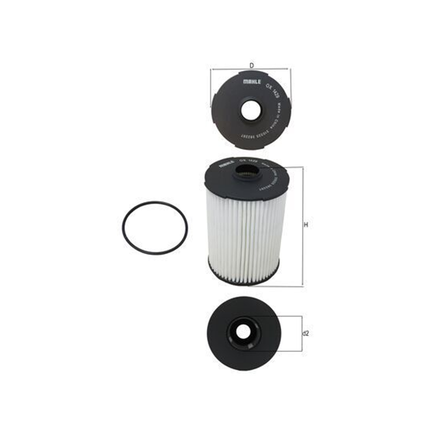 FILTR OLEJU KNEHT OX1429D FIAT 2.2 21-