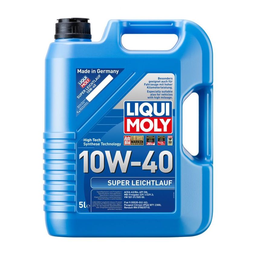 OLEJ SILNIKOWY SUPER LEICHTLAUFT 10W-40 LIQUI MOLY 9505 5L