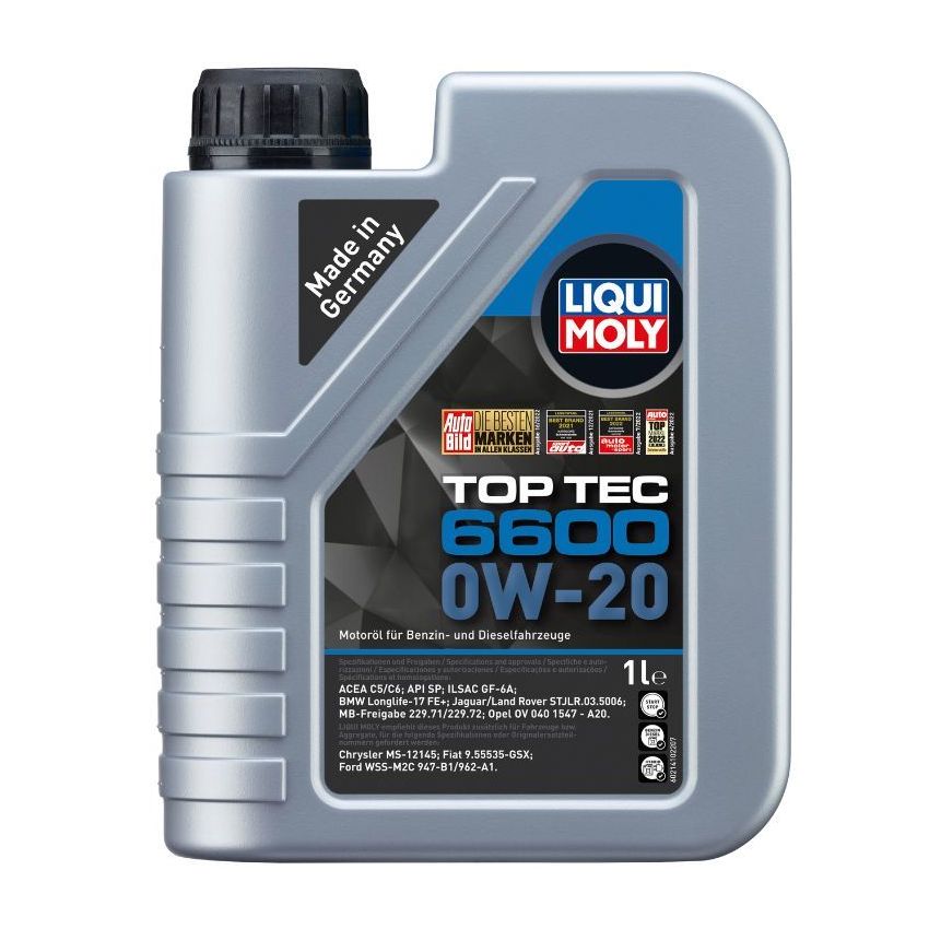 OLEJ SILNIKOWY TOP TEC 6600 0W-20 LIQUI MOLY 21410 1L